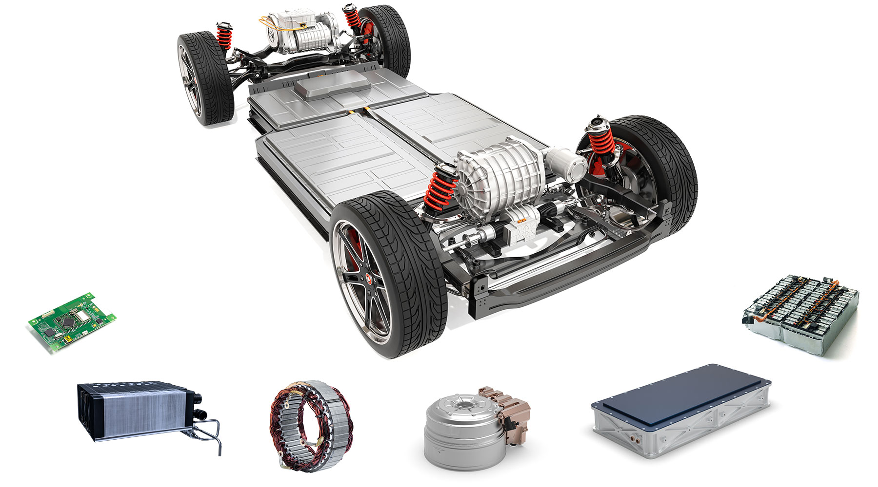 C-SYS - SEMA Technology Group. Battery cell, battery frame, rotor/stator, chassis, hybrid transmission case